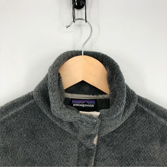 Patagonia Snap T Pullover Womens Small Gray Thermal Pro Fleece - Picture 3 of 11